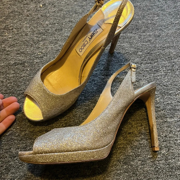 Sparkly Jimmy Choo Heels, size 40 - Picture 2 of 11